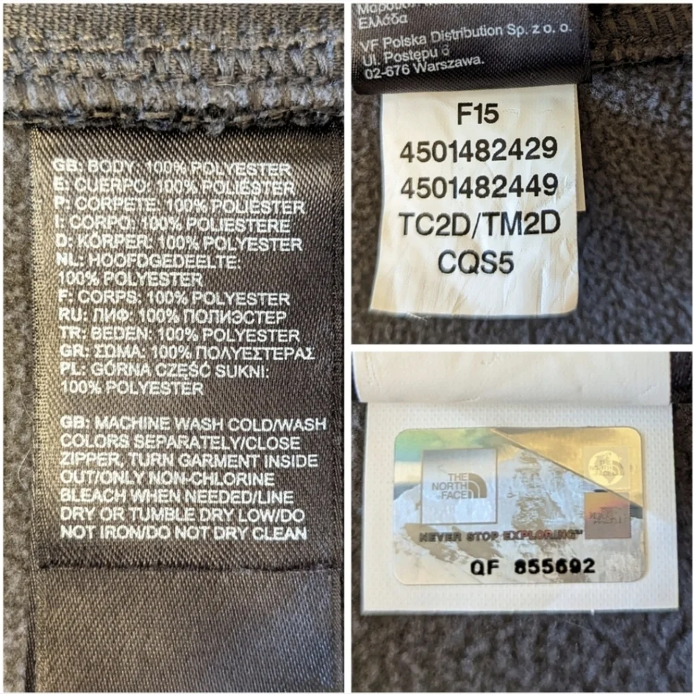 The North Face Jacket Hooded Full Zip Outbound Plaid Hoodie Green/Black Small